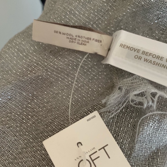 Loft Silver Scarf - Picture 5 of 5